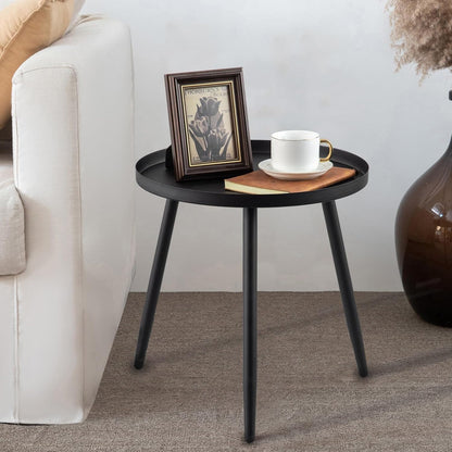 Side Table 3 Legs: Sturdy - Easy Assembly for Apartment Living Room