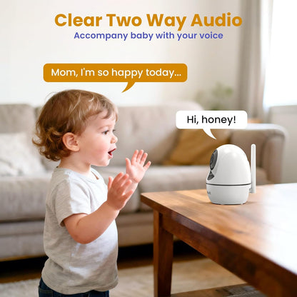 5" HD Video Baby Monitor with Camera and Audio