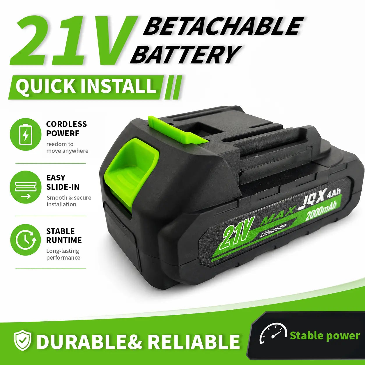 21V Cordless Weed Wacker with Wheels, 3-In-1 Electric String Trimmer, Edger & Lawn Care Tool, Lightweight Lawn Mower for Garden Maintenance, Adjustable Handle