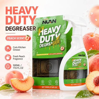 NUAN Heavy Duty Degreaser-Range Hood Cleaner Spray, Heavy Duty Kitchen Grease Remover for Hood Filters, Stovetops, Backsplash & Stainless Steel Surfaces